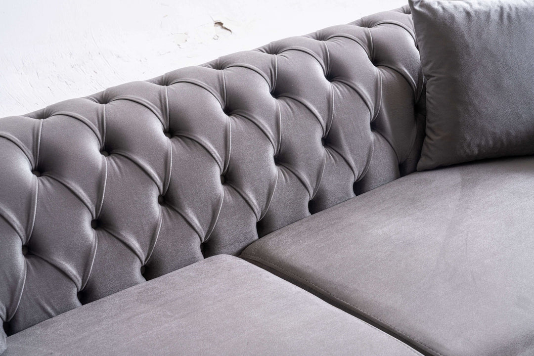 kilic Couchgarnitur 3-3-1 in Grau