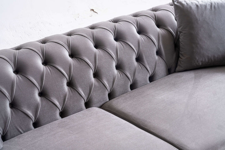 kilic Couchgarnitur 3-3-1 in Grau