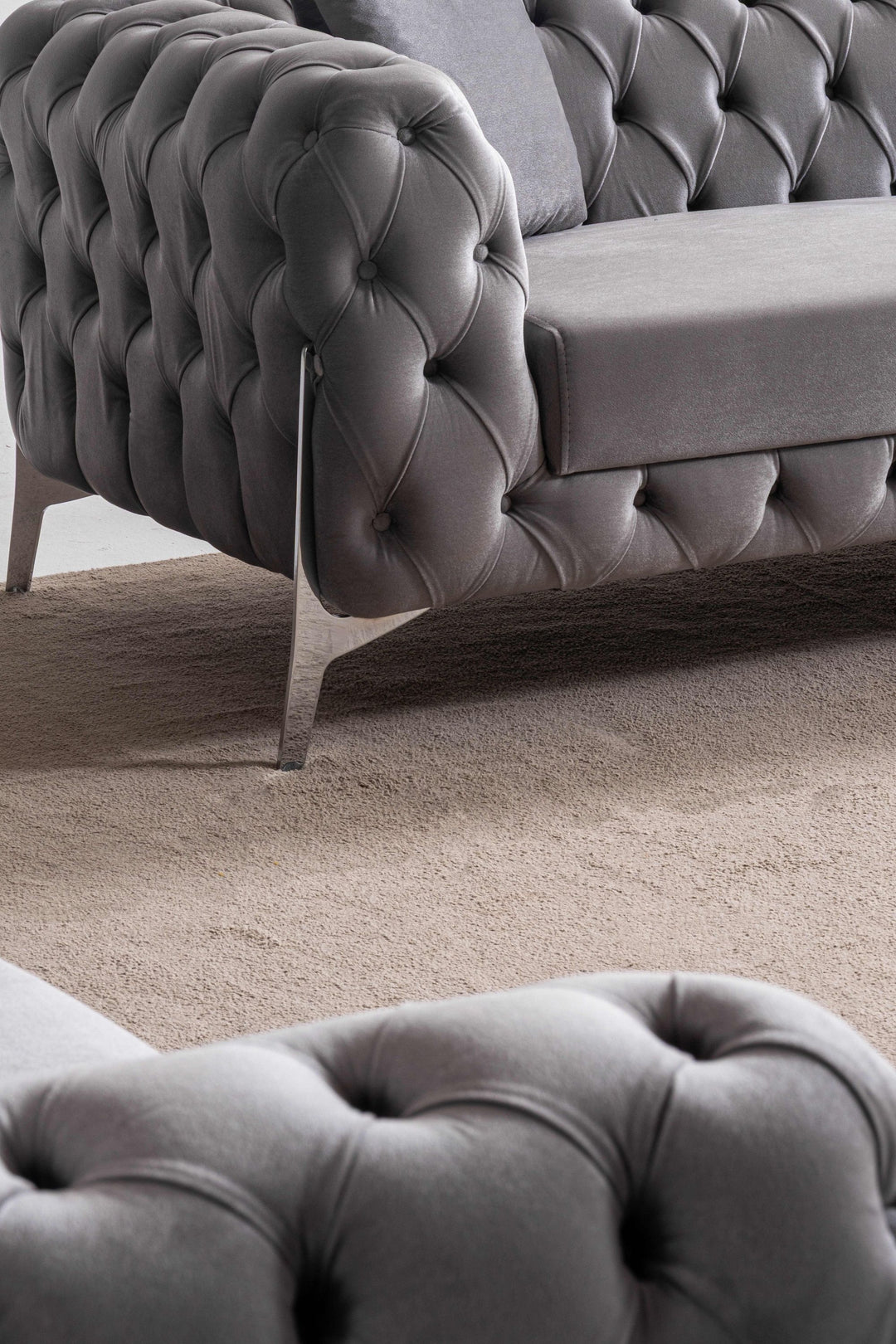 kilic Couchgarnitur 3-3-1 in Grau