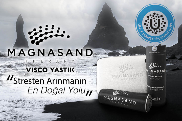 Bambi Magnasand Therapy Orthopädisches Nackenstützkissen -viscoelastisches Kissen
