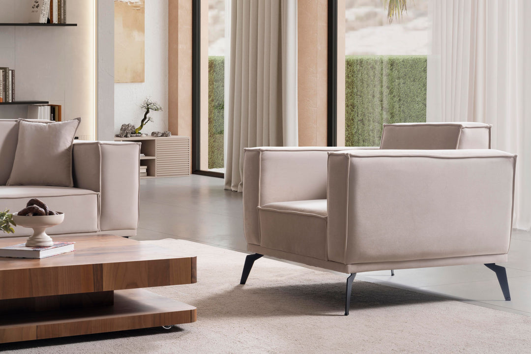 Pera Polstergarnitur 3-3-1 – Komfortables Sofa-Set mit Kissen - home bedden