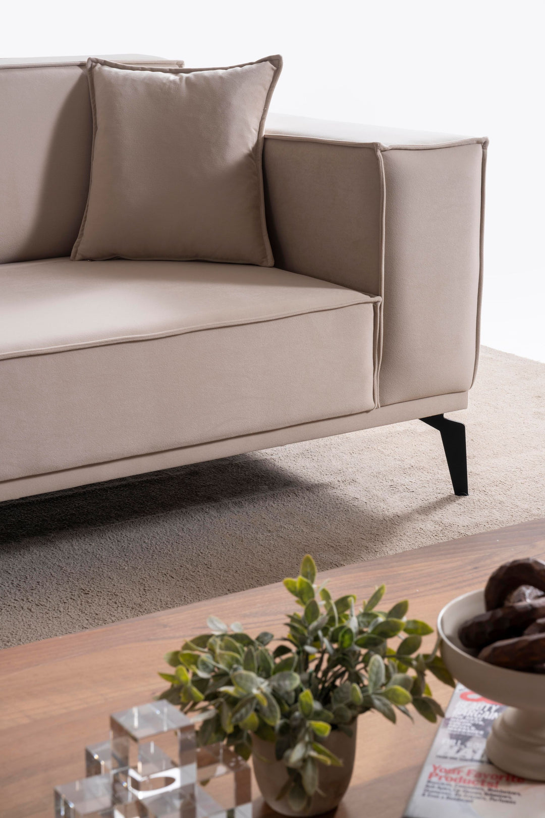 Pera Polstergarnitur 3-3-1 – Komfortables Sofa-Set mit Kissen - home bedden