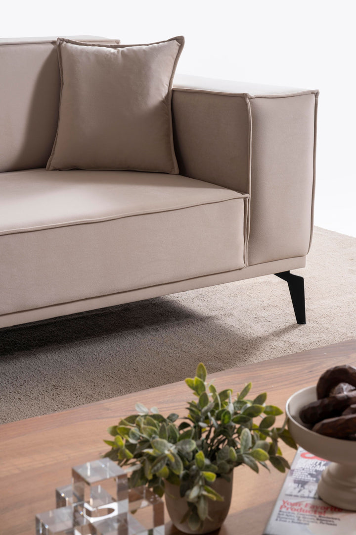 Pera Polstergarnitur 3-3-1 – Komfortables Sofa-Set mit Kissen - home bedden
