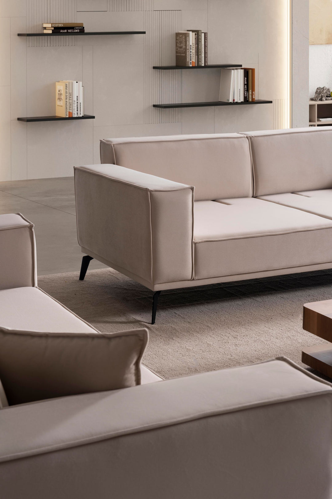 Pera Polstergarnitur 3-3-1 – Komfortables Sofa-Set mit Kissen - home bedden