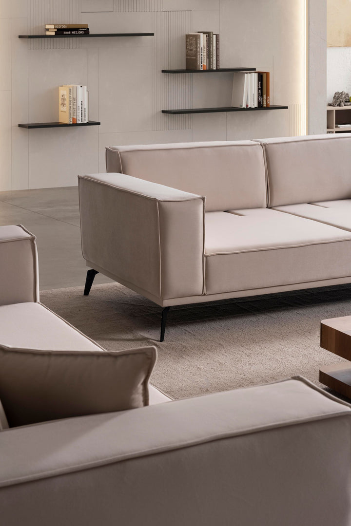 Pera Polstergarnitur 3-3-1 – Komfortables Sofa-Set mit Kissen - home bedden