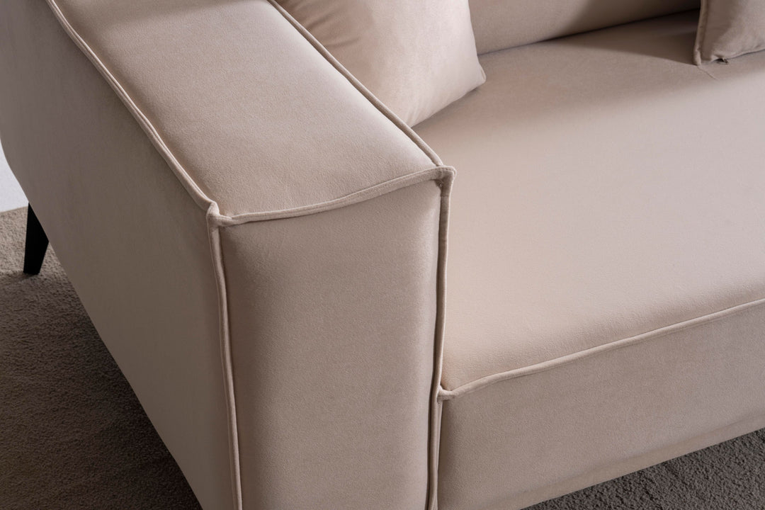Pera Polstergarnitur 3-3-1 – Komfortables Sofa-Set mit Kissen - home bedden