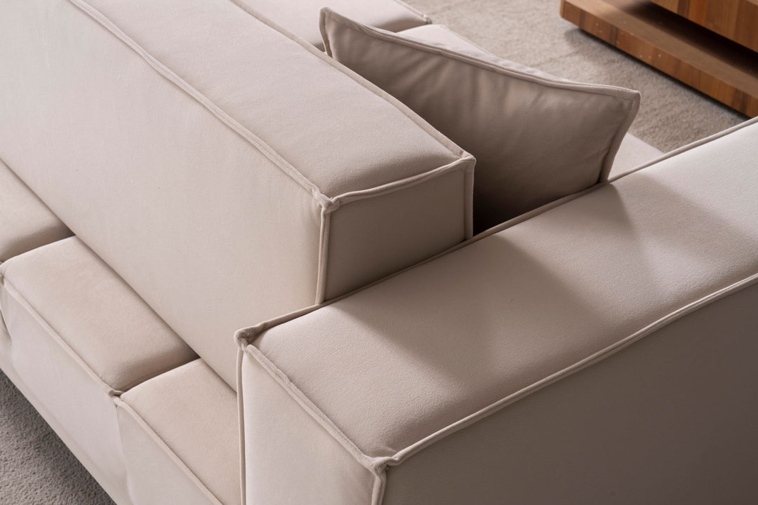 Pera Polstergarnitur 3-3-1 – Komfortables Sofa-Set mit Kissen - home bedden