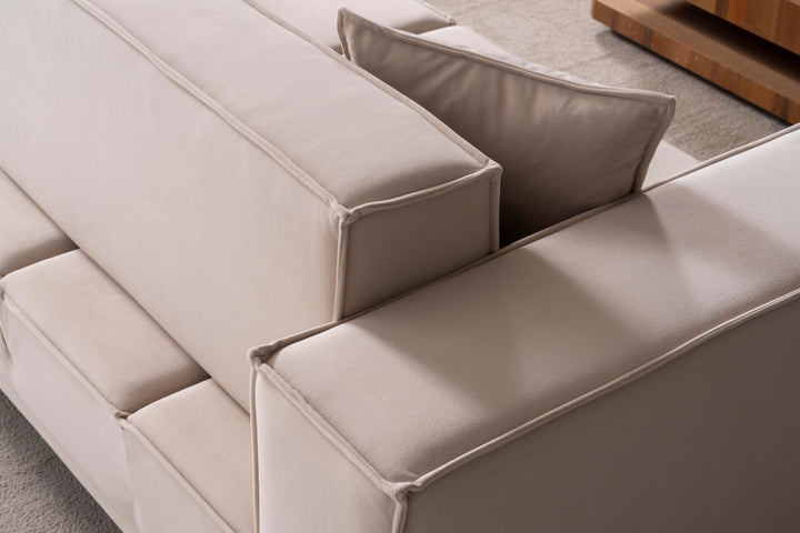 Pera Polstergarnitur 3-3-1 – Komfortables Sofa-Set mit Kissen - home bedden