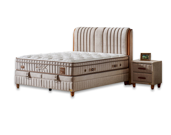 Bambi Bett Kapok Boxspringbett mit Bettkasten