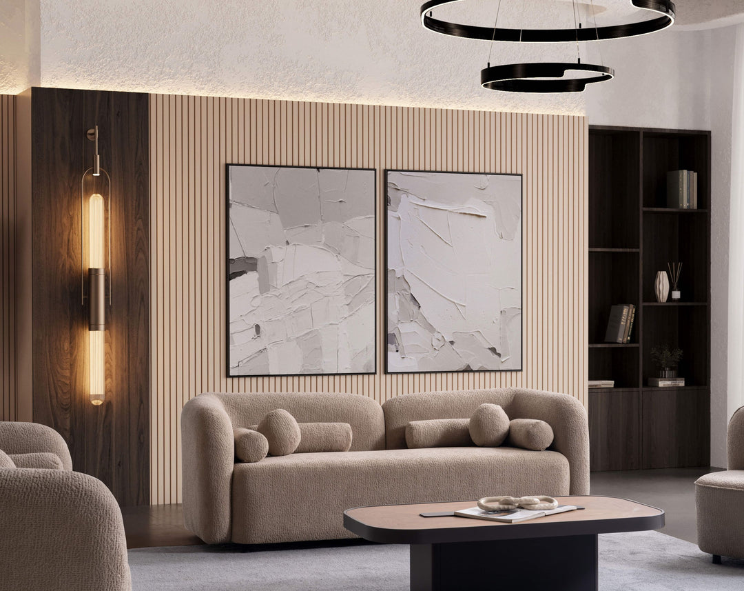 Sofagarnitur Luna 3-3-1 mit 12 Kissen – Modernes Sofa für Wohnzimmer
