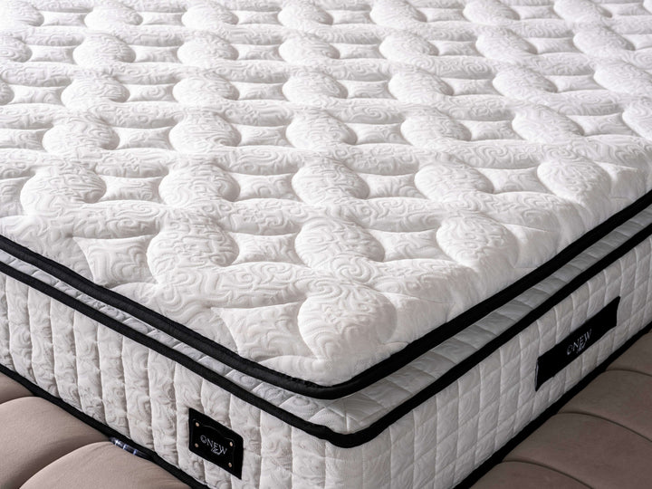 Eliza Boxspringbett 180x200 cm Beige mit praktischem Bettkasten – Luxus & Stauraum 82 
