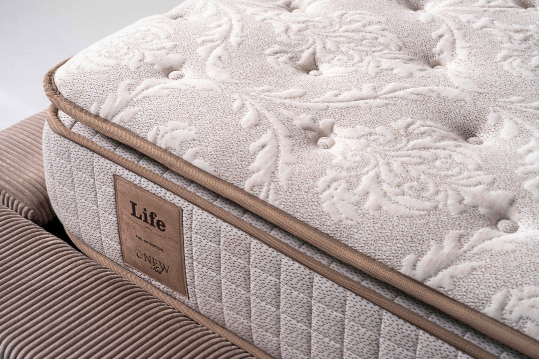 Loft Boxspringbett 180 x 200 cm – Eleganz, Komfort & Stauraum in Beige