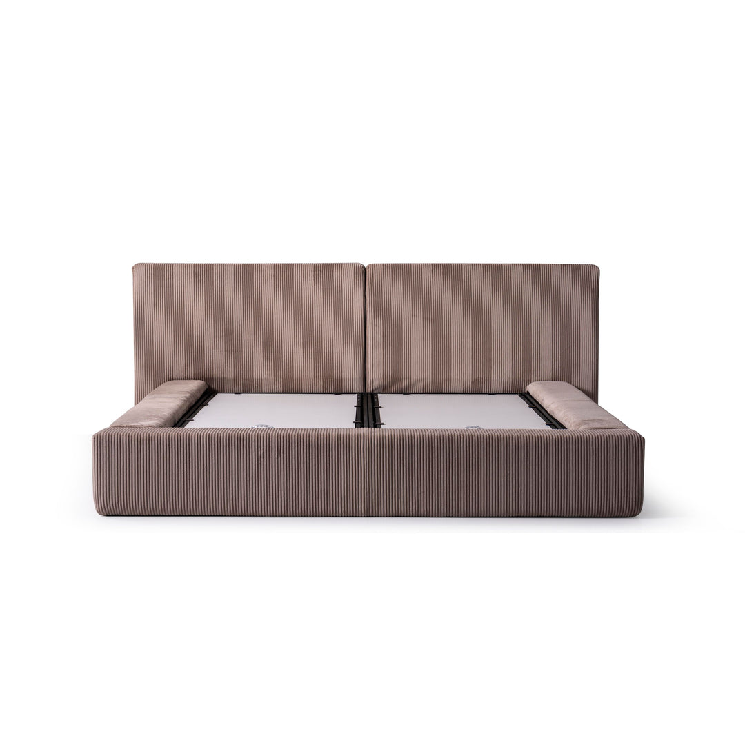 Loft Boxspringbett 180 x 200 cm – Eleganz, Komfort & Stauraum in Beige