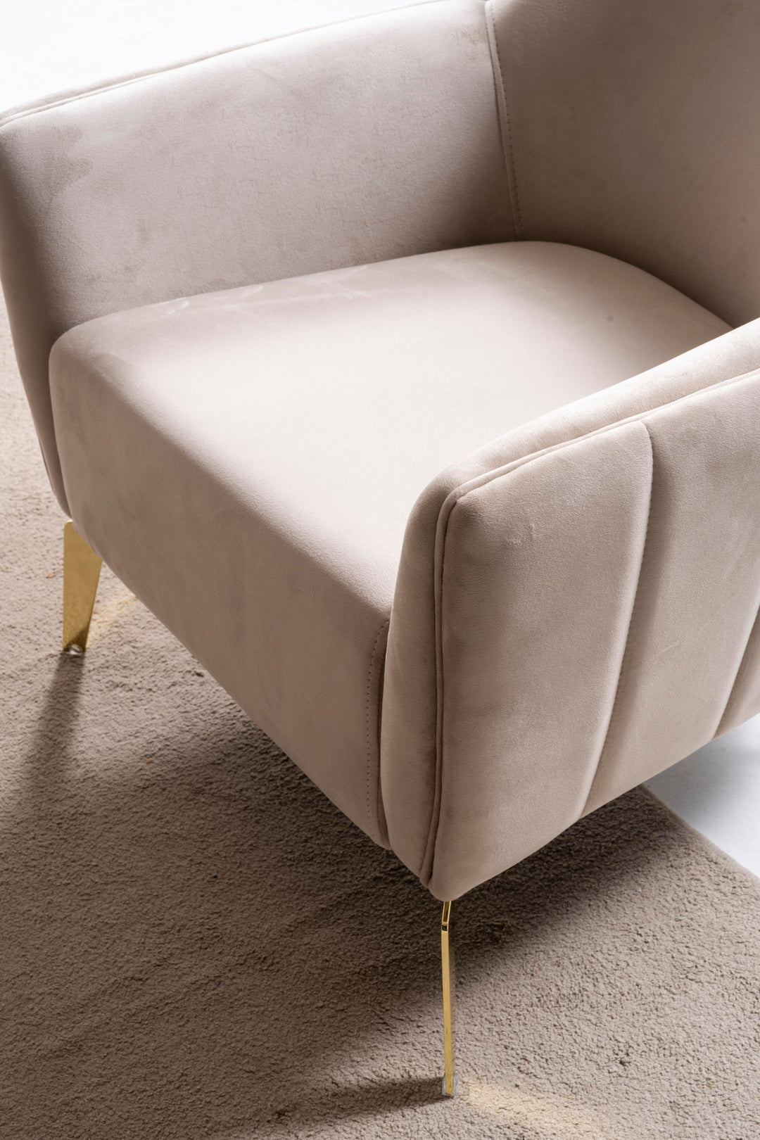 Paris Premium Couchgarnitur im eleganten 3-3-1 Design, beige - home bedden