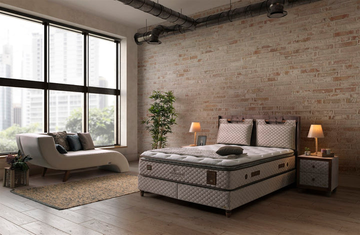 Bambi Bett Magnasand Boxspringbett mit Bettkasten