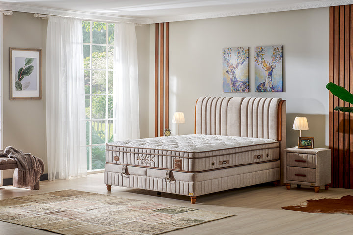 Bambi Bett Kapok Boxspringbett mit Bettkasten