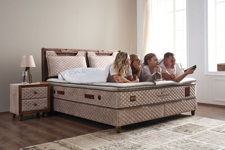 Bambi Bett Magnasand Boxspringbett mit Bettkasten